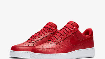Nike Air Force 1 07 LV8 Gym Red | Where To Buy | 718152-603 | The Sole ...