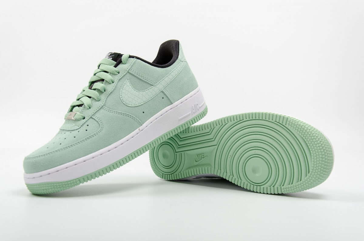 white and mint green air force 1