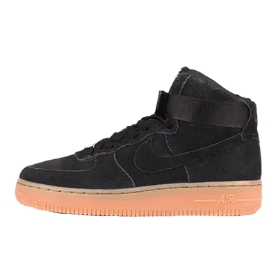 Air force 1 high top 2024 black suede