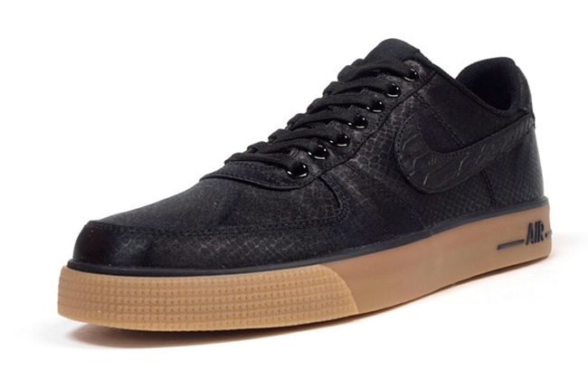 nike black with gum sole