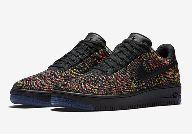 Nike air force store 1 black multicolor