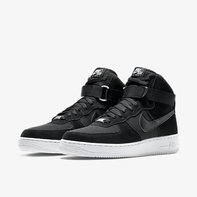 Nike air force 1 07 hot sale high black