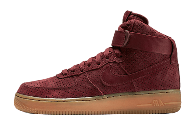 red suede air force ones