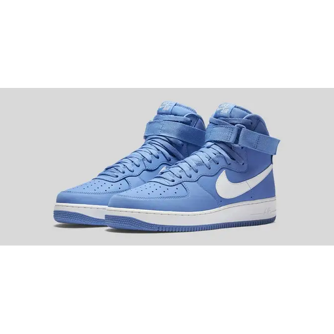 Nike Air Force 1 High Retro Carolina Suede Where To Buy 743546 400 The Sole Supplier