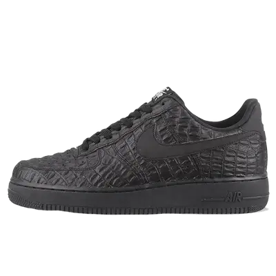 Nike Air Force 1 LV8 Croc Black Where To Buy 718152 007 The