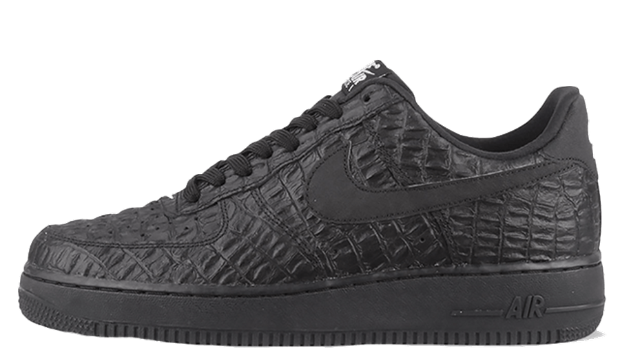 black air force crocs