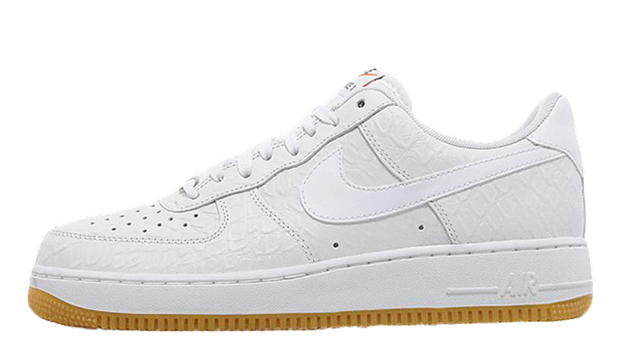white air force 1 with gum bottom