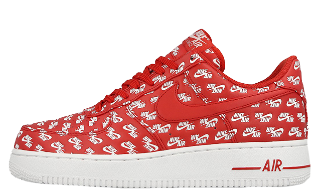 air force 1 red logo