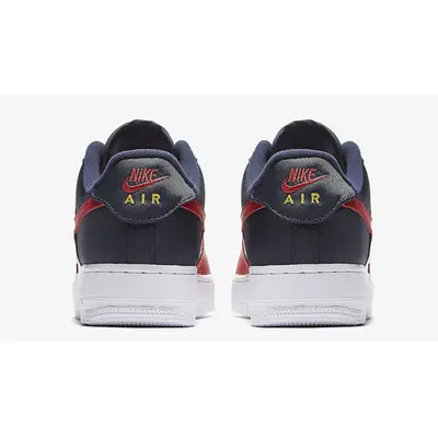 Nike Air Force 1 '07 LV8 Obsidian/Cool Grey-Team Orange - BV1278-400