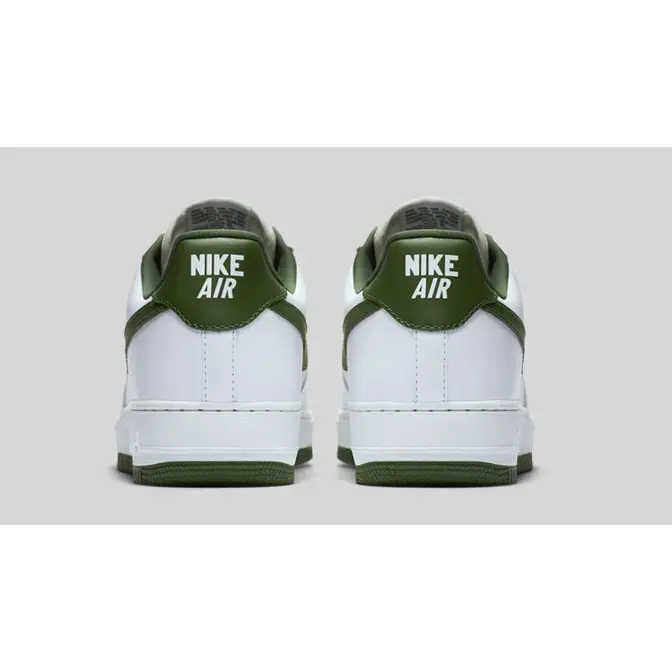 Nike Air Force 1 Low Retro - White/Forest Green - White/Forest Green/Gum Yellow, Size 4 by Sneaker Politics