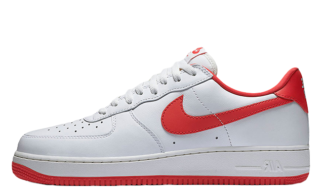 air force nike white and red