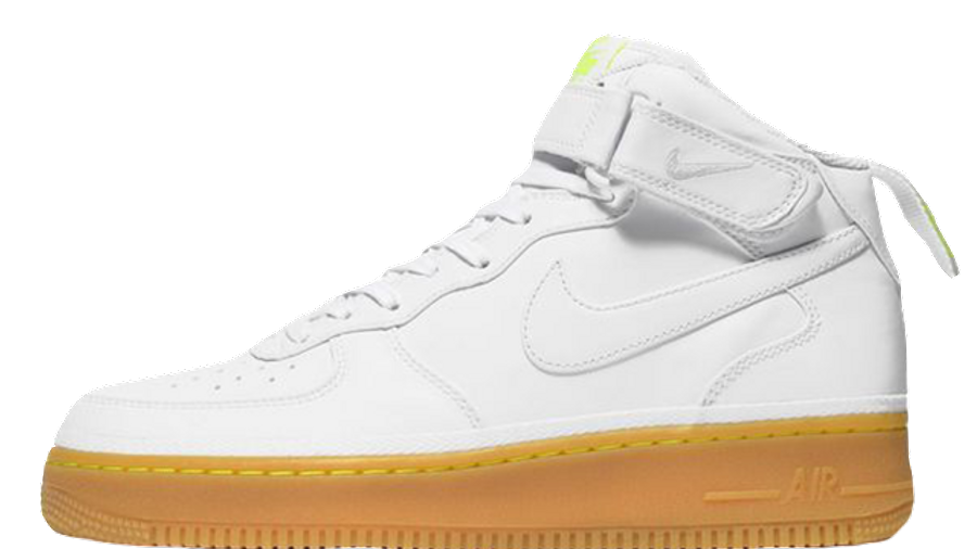 air force 1 mid gum sole