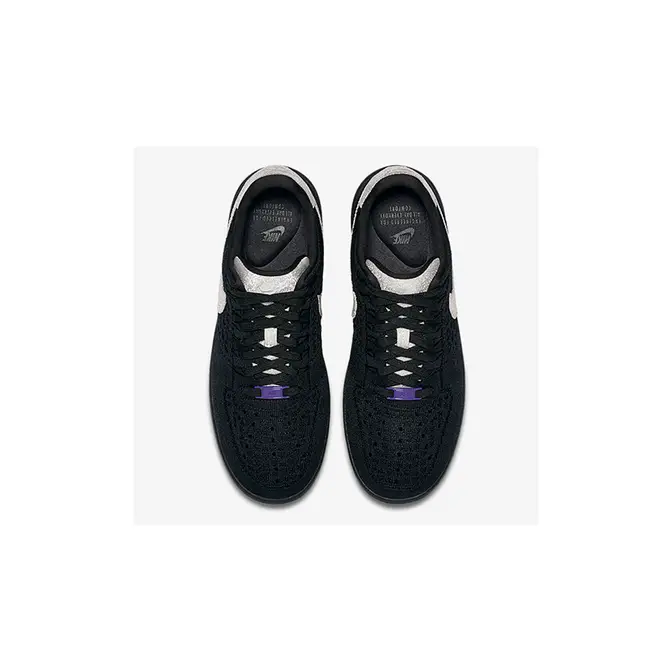 Air force 1 2024 ultra flyknit black metallic