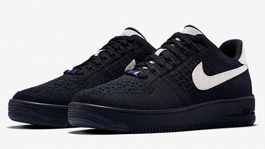 Nike Air Force 1 Ultra Flyknit Black Metallic | Where To Buy | 908670-001 |  The Sole Supplier