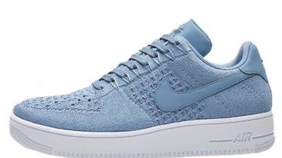 air force 1 flyknit light blue