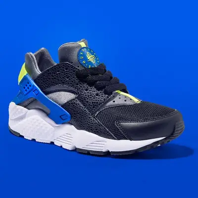 Nike Air Huarache Junior Black Hyper Cobalt Where To Buy The Sole Supplier