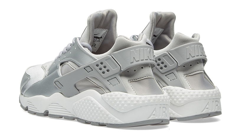 silver huaraches sneakers