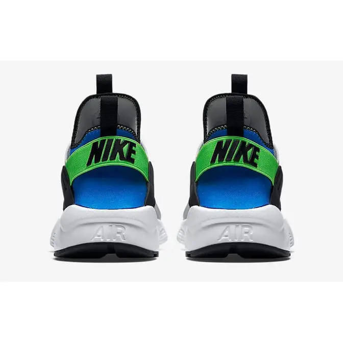 Nike Air Huarache Run Ultra Wolf Grey Royal Blue Black 819685-400 Men's  Size 12