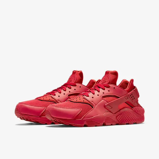 Red nike hot sale huarache