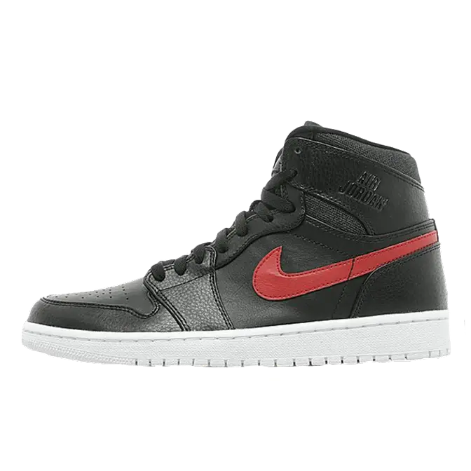 Nike Air Jordan 1 Black Red Swoosh 