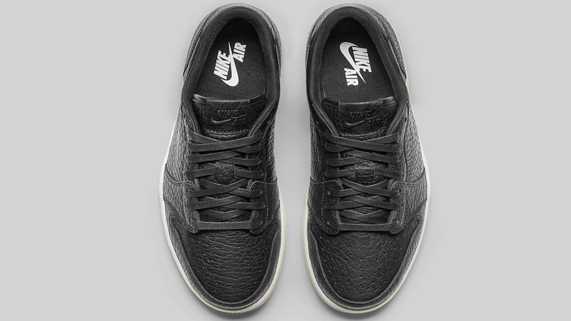 Nike Air Jordan 1 Low Swooshless Black