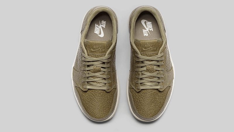 Nike Air Jordan 1 Low Swooshless Olive
