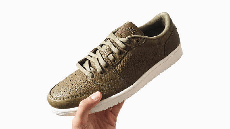 Nike Air Jordan 1 Low Swooshless Olive