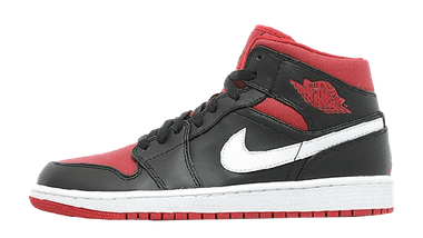 Nike Air Jordan 1 Mid Black Gym Red