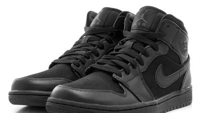 Nike Air Jordan 1 Mid Triple Black | Where To Buy | 554724-011 | The Sole  Supplier