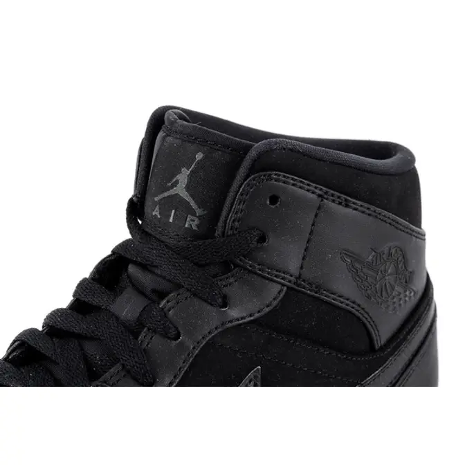 Nike Air Jordan 1 Mid Triple Black | Where To Buy | 554724-011 | The ...