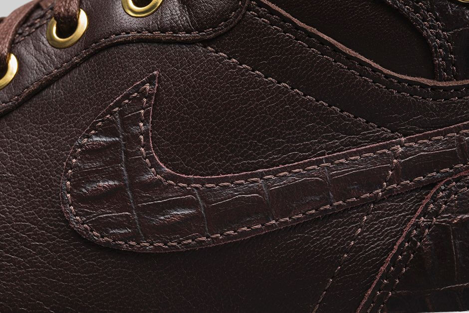 Nike Air Jordan 1 Pinnacle Croc Brown