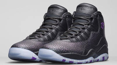 jordan 10 black and purple