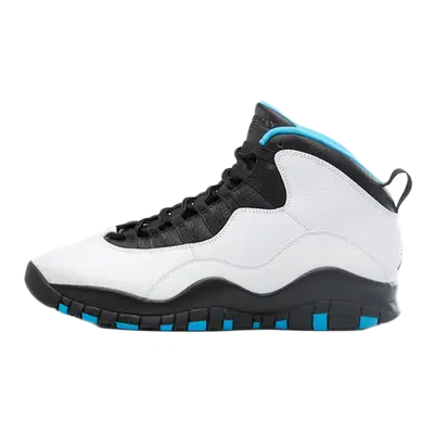 Jordan 10 deals white black blue