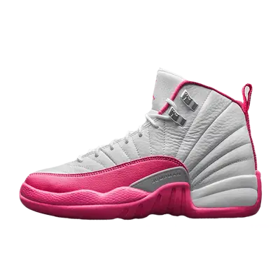 Pink white and grey 12s best sale