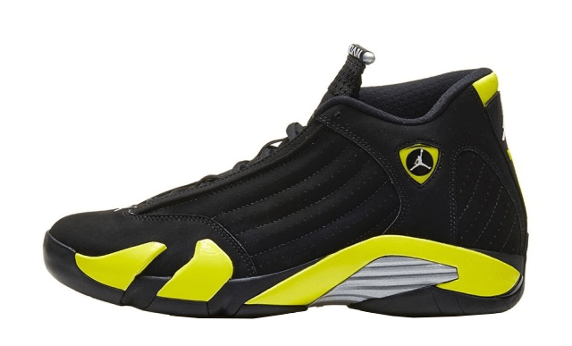 yellow and black 14s jordans