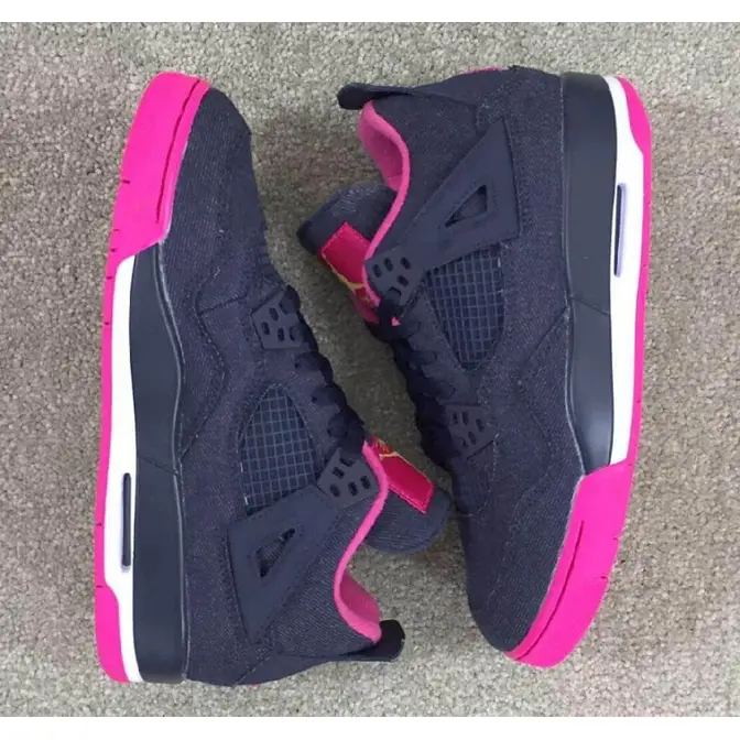 Denim and hot sale pink jordans