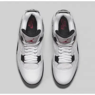 Air jordan retro hot sale 4 white cement