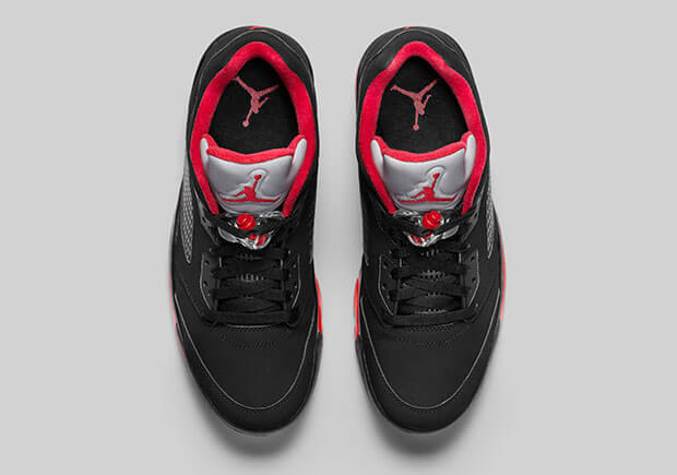 Nike Air Jordan 5 Low Alternate Black Red