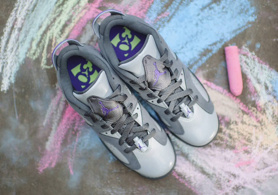 Nike Air Jordan 6 Low Dark Grey Ultraviolet