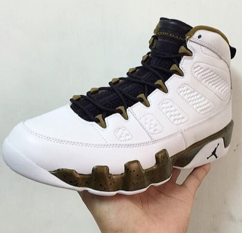 green and white retro 9