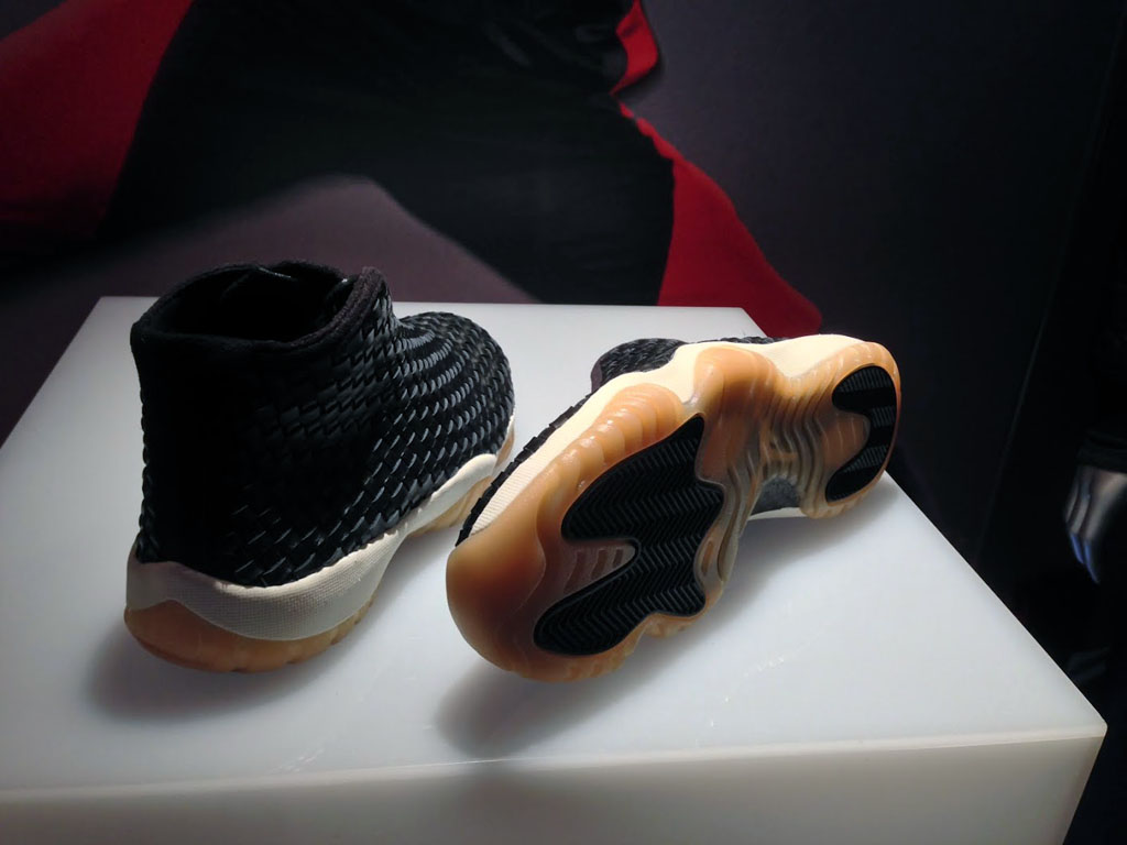 air jordan future black leather