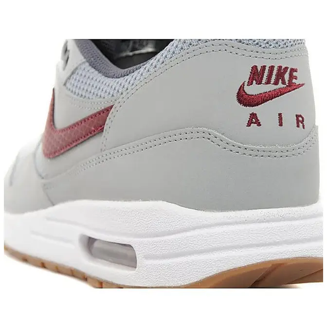 air max 1 grey red