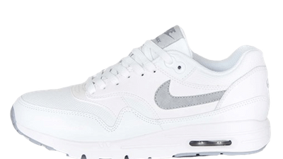 nike air max white metallic silver