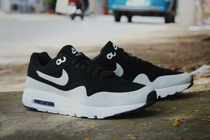 Nike Air Max 1 Ultra Moire Black Grey - Where To Buy - 705297-001 
