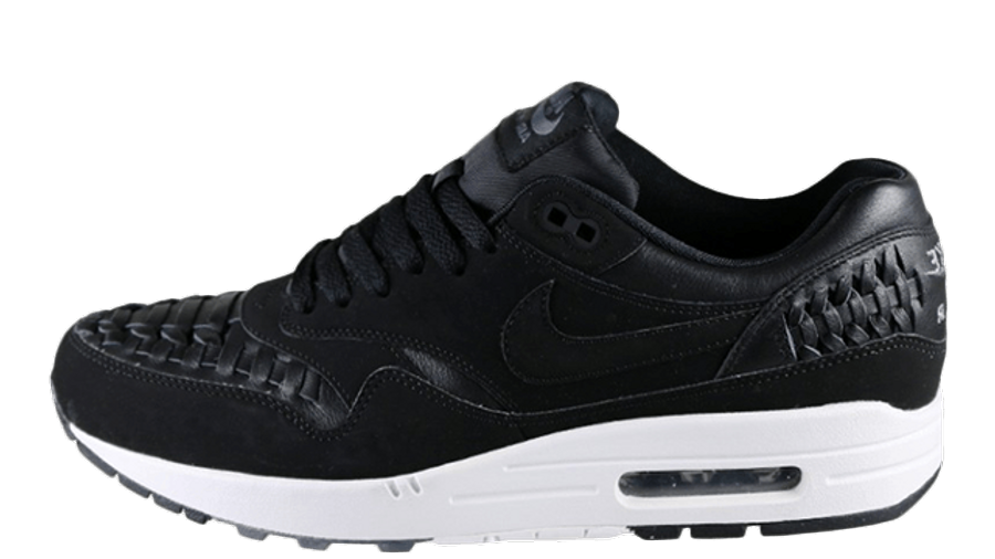 air max 1 woven black