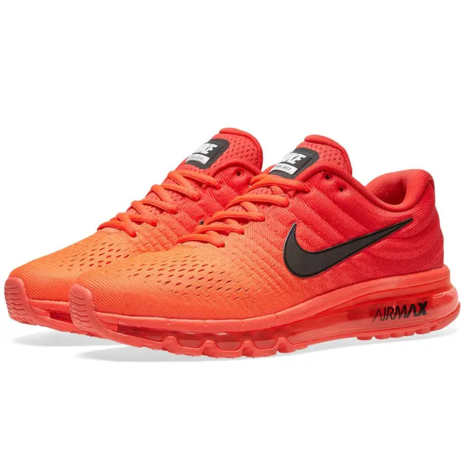 Men's air max clearance 2017 running shoes-bright crimson