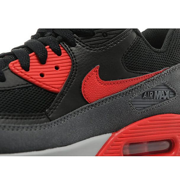 nike air max 90 black and red