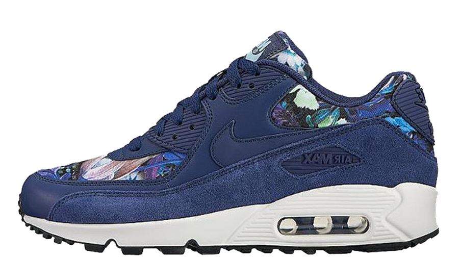 Nike Air Max 90 SE Floral Pack Blue | Where To Buy | 881105-400 | The ...