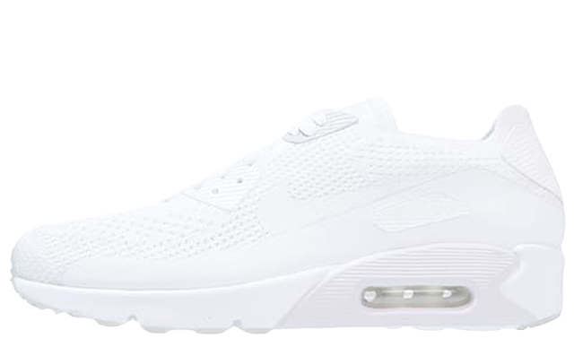 nike air max flyknit all white