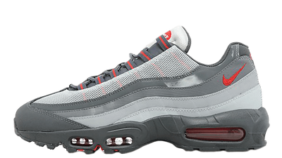 nike air max 95 grey and red